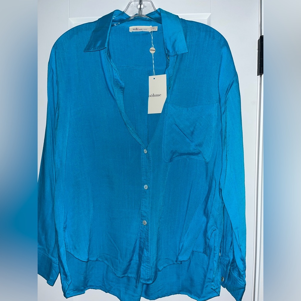 Blue Bohme Blouse